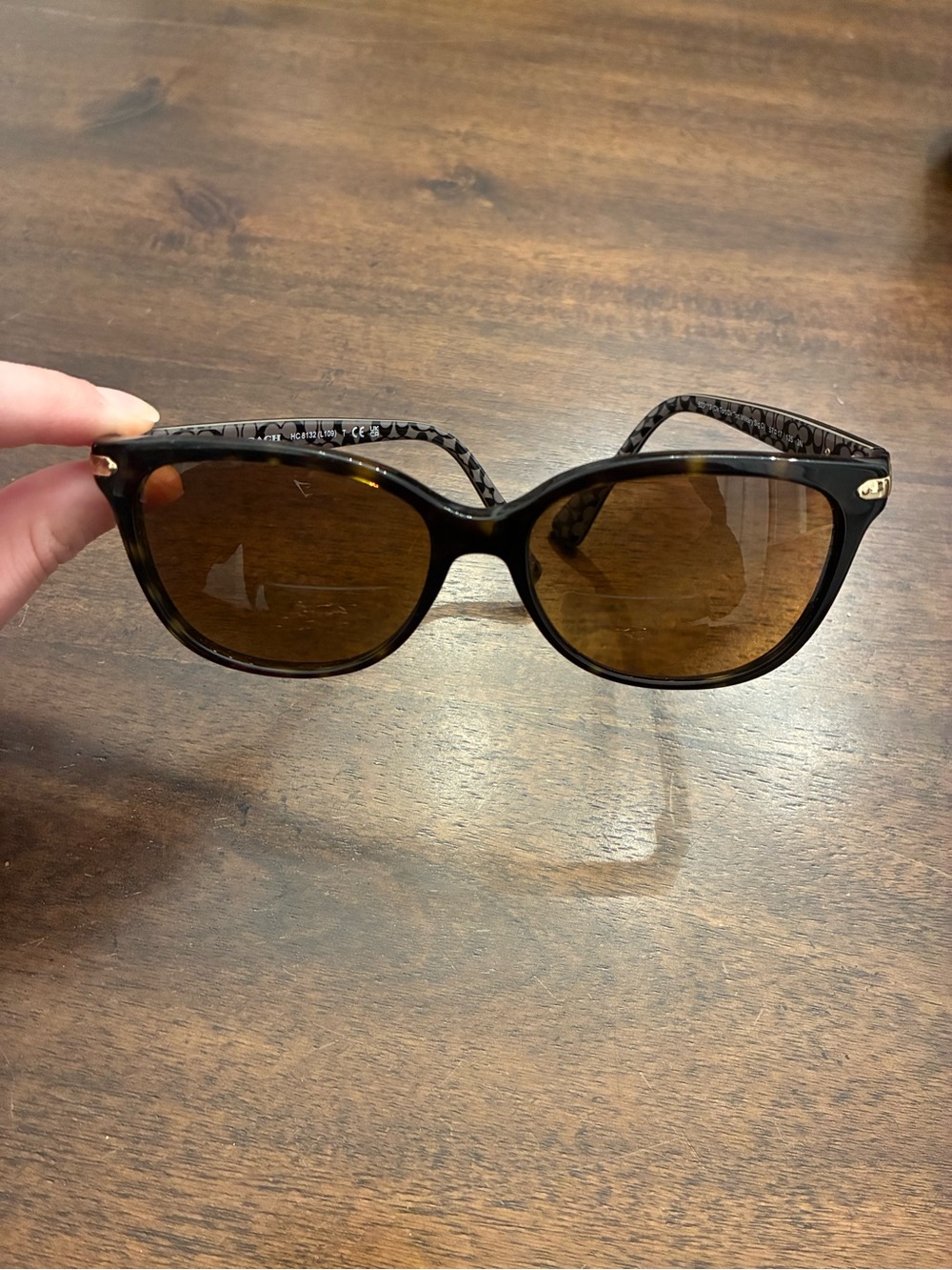 Coach Sunglasses HC8132 L109 Brown Tortoise